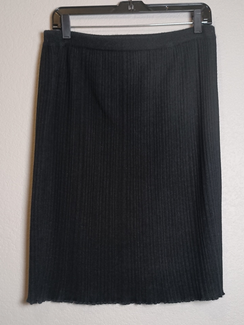 Liz Claiborne Lambswool Blend Black Skirt